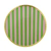 Camp Bachelorette Stripe Dinner Plates, Pack of 8