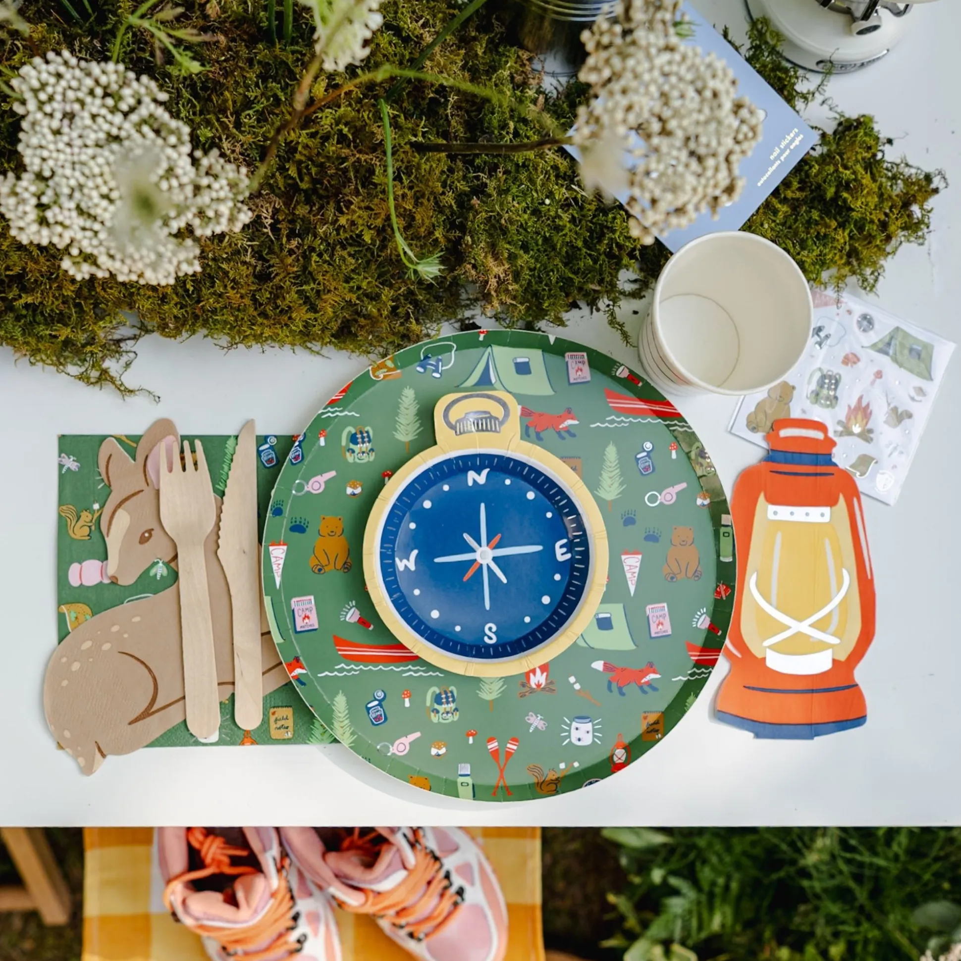 Camp Explorer Lantern Guest Napkins