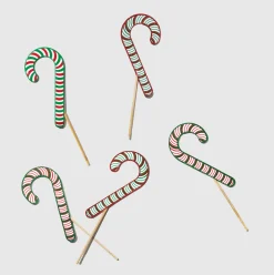 Candy Cane Mini Toppers (10 per Pack)