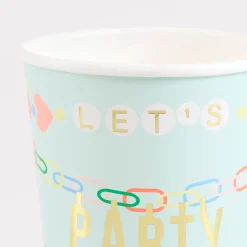 Charm Party Cups (x 8)