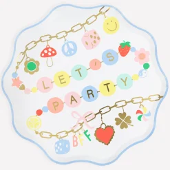 Charm Party Dinner Plates (x 8)