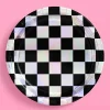 Checked Out Plates, Pack of 25