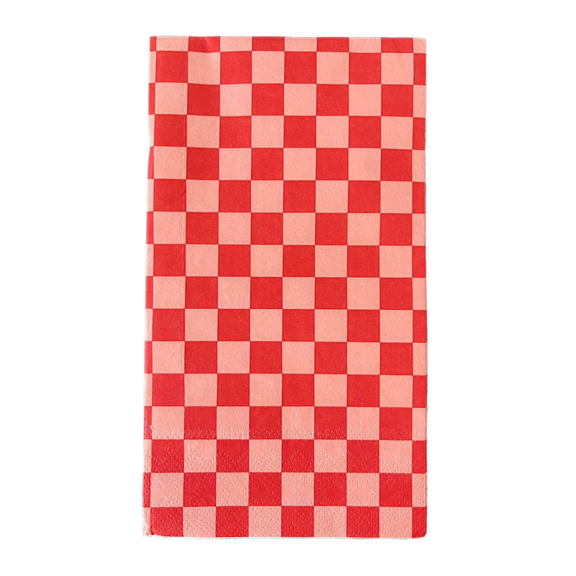 Check It! Cherry Crush Check Guest Napkins, Pack of 16