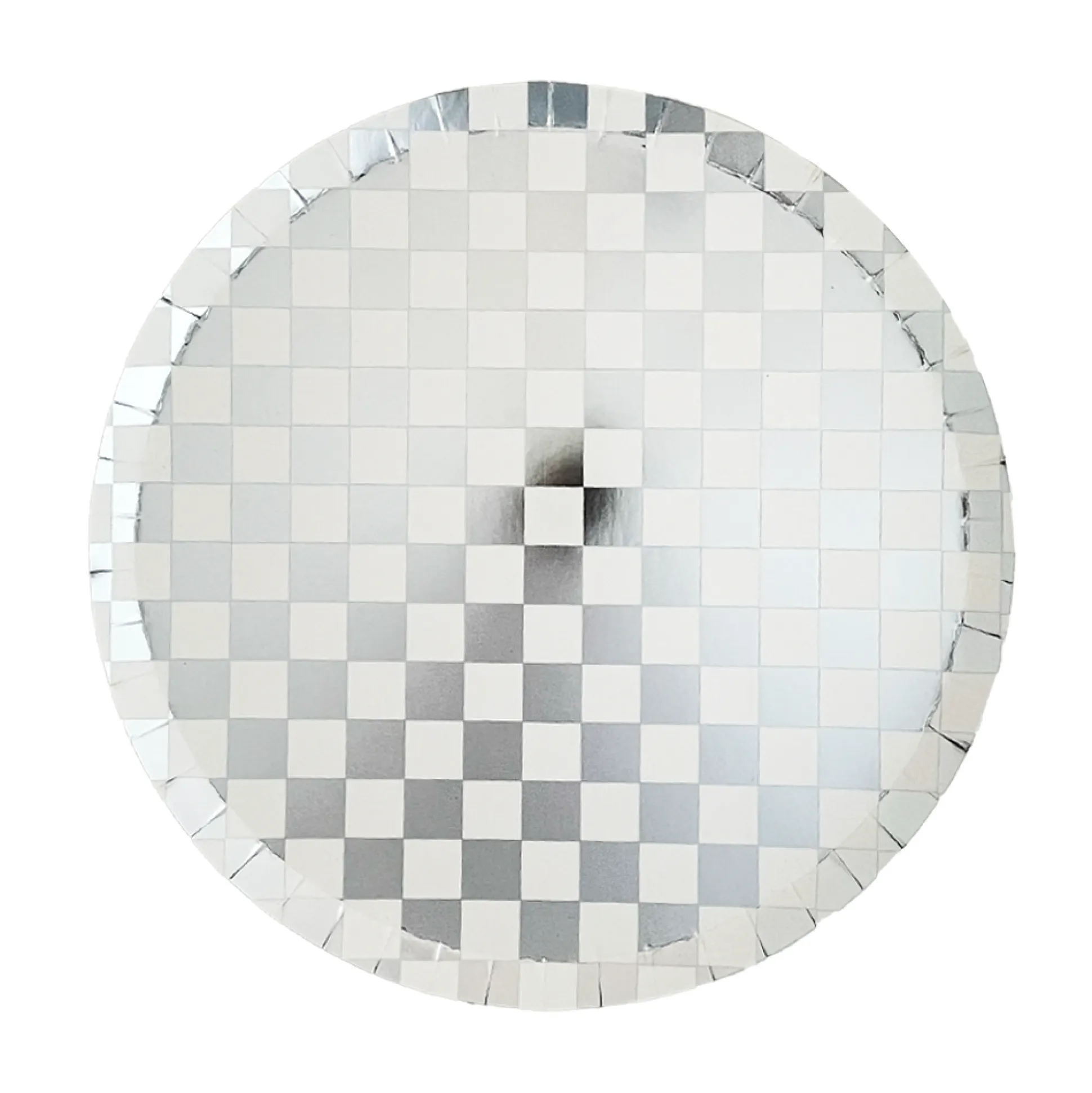 Check It! Dazzling Diamond Dinner Plates, Pack of 8