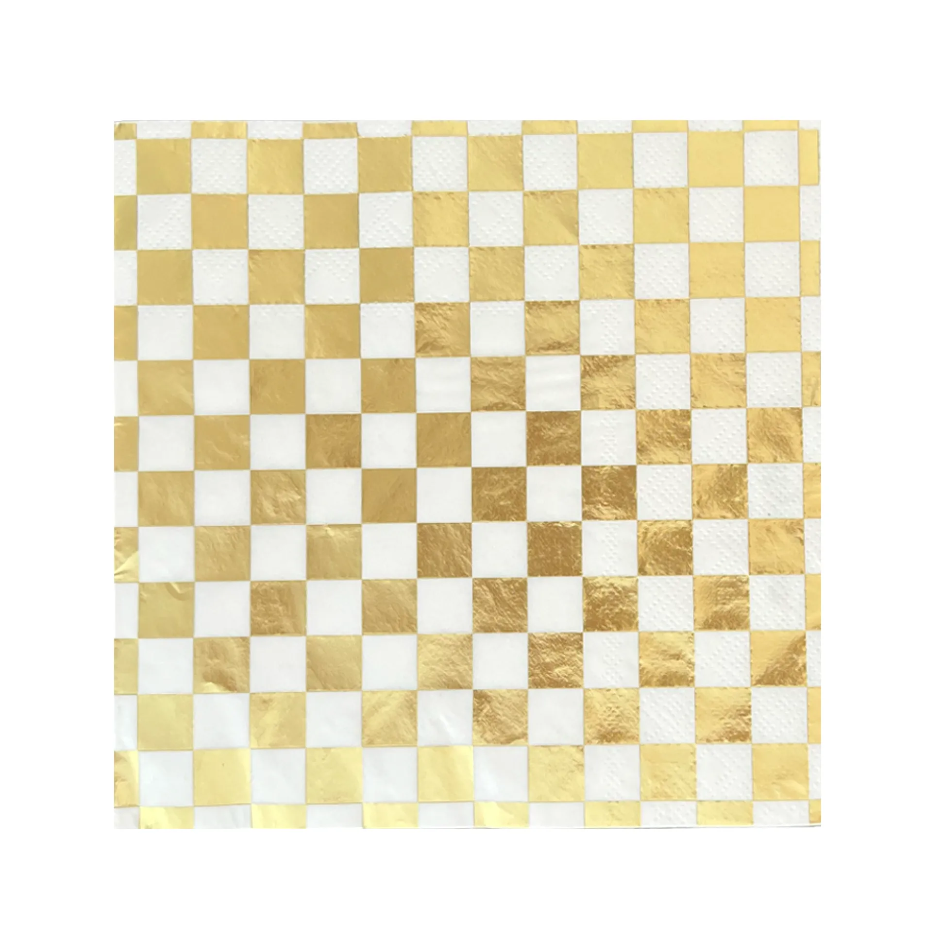 Check It! Gold Clash Large Napkins, Pack of 16