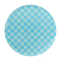 Check It! Out of the Blue Dinner Plates, Pack of 8