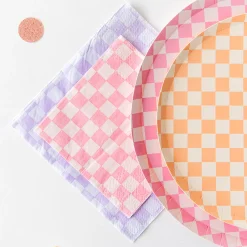 Check It! Peaches N' Cream Dessert Plates, Pack of 8
