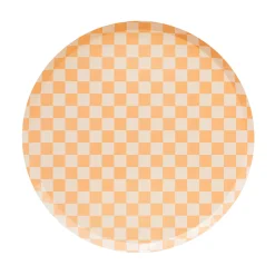 Check It! Peaches N' Cream Dinner Plates, Pack of 8