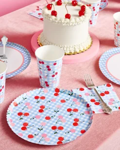 Cherry Plates, Pack of 24