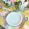 Chevron Dots Paper Placemats, Set of 24