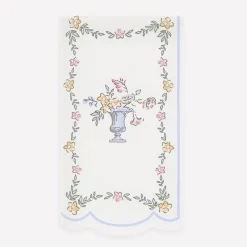 Chintz Border Guest Towels, Set of 16