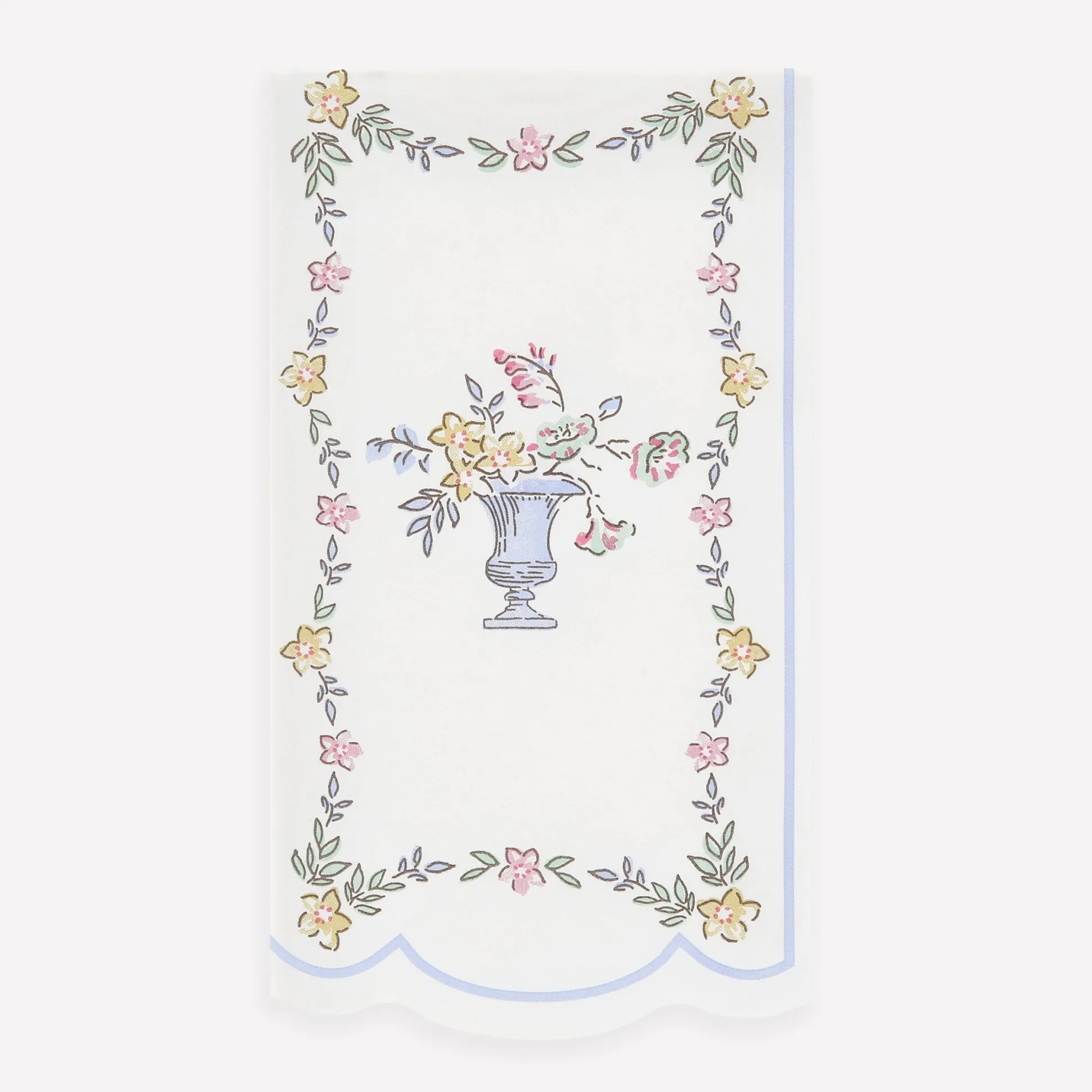 Chintz Border Guest Towels, Set of 16