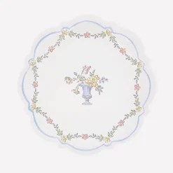 Chintz Border Side Plates, Set of 8