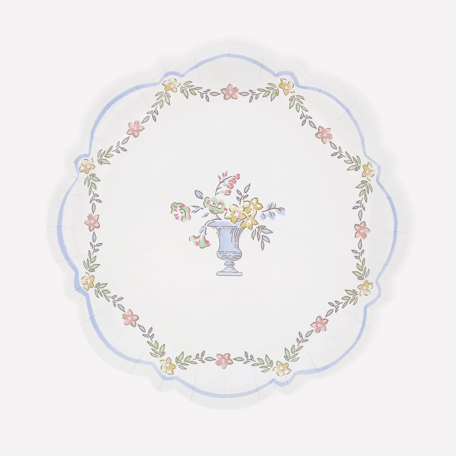 Chintz Border Side Plates, Set of 8