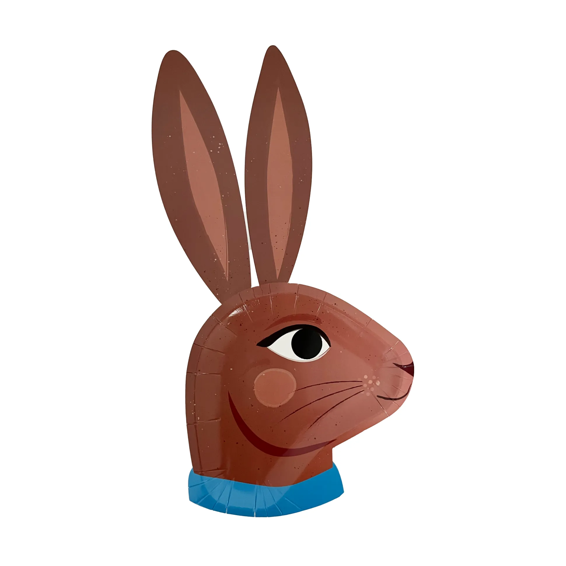 Chocolate Bunny Dinner Plates, Pack of 8