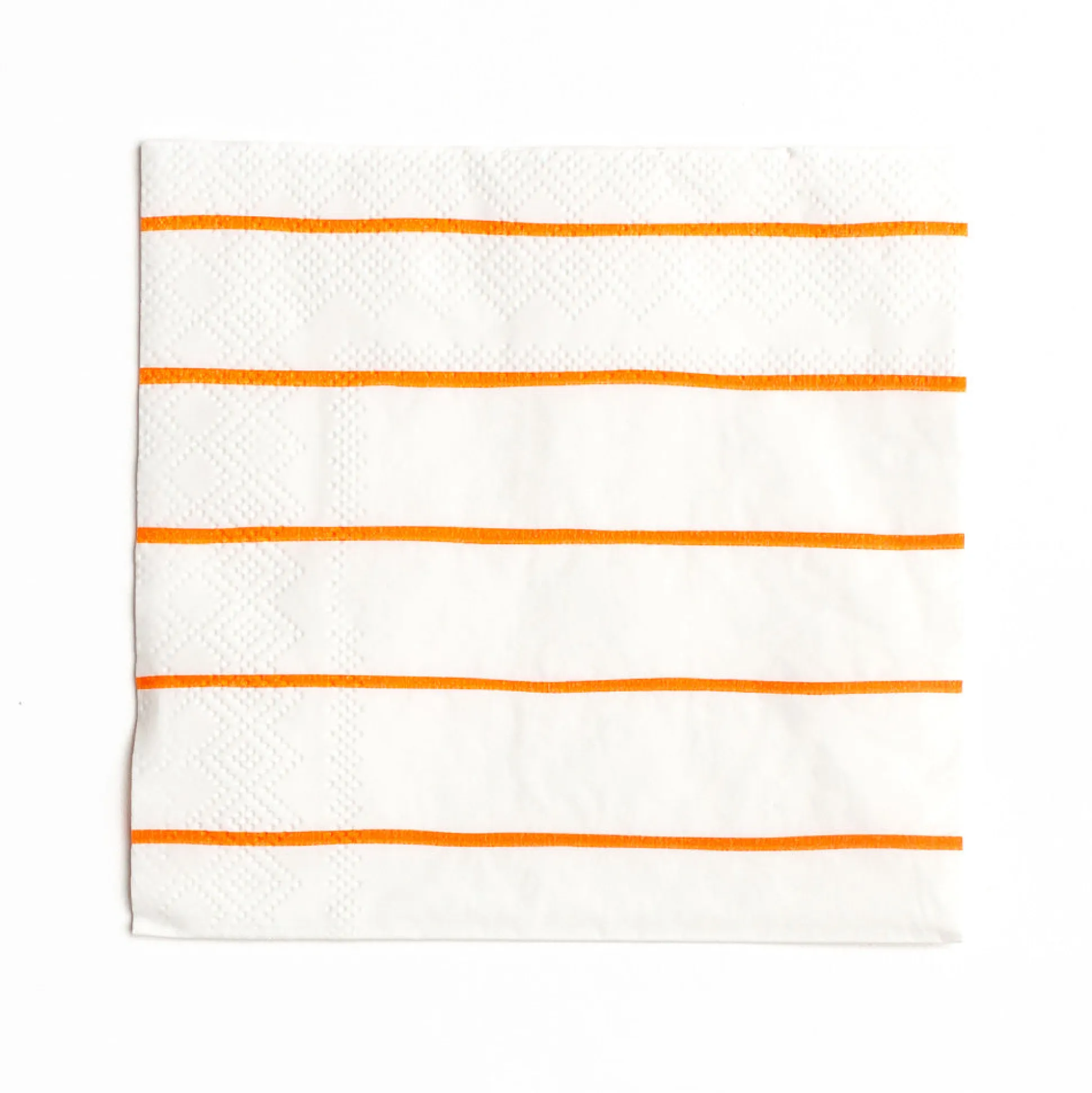 Clementine Frenchie Striped Large Napkins, Pack of 16