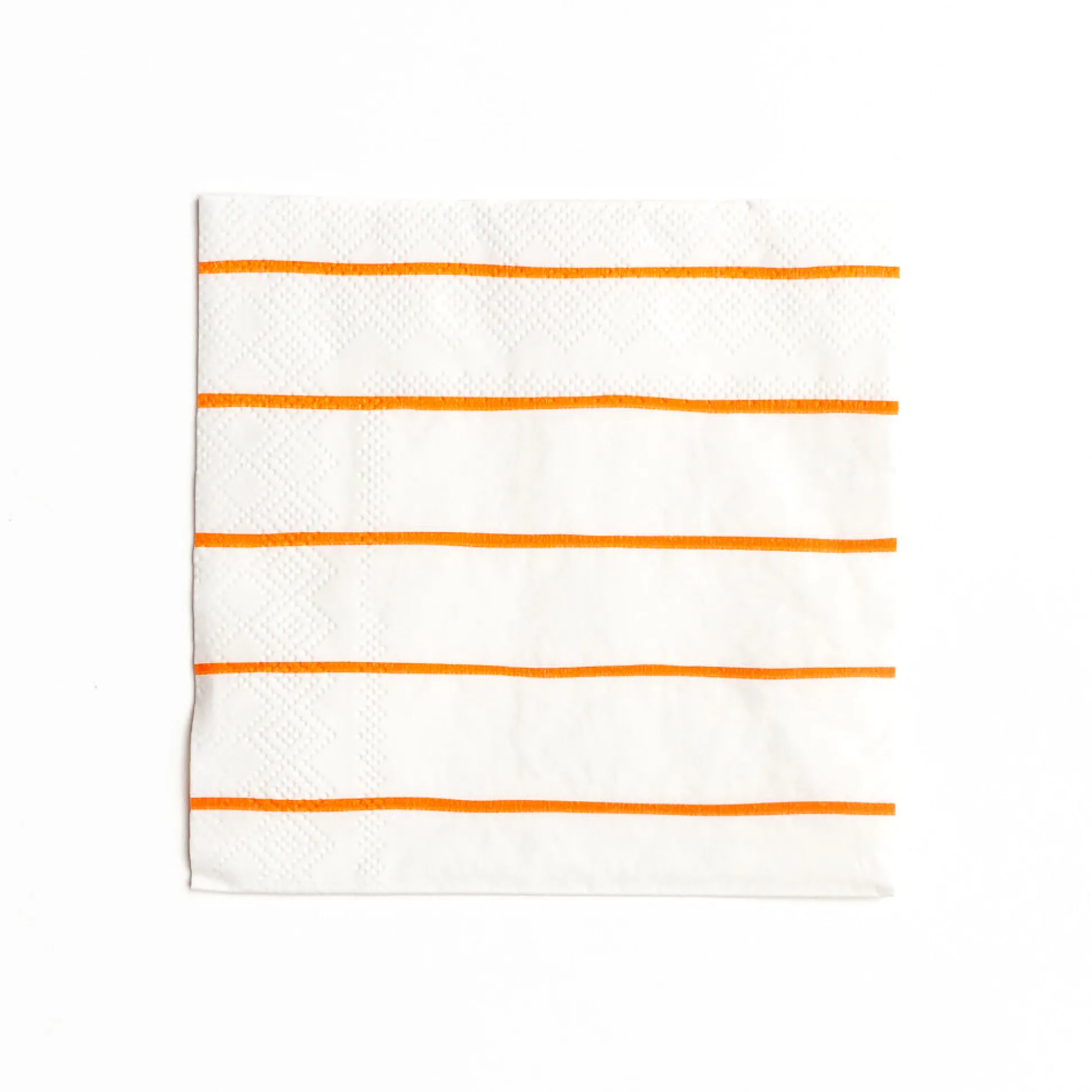 Clementine Frenchie Striped Petite Napkins, Pack of 16