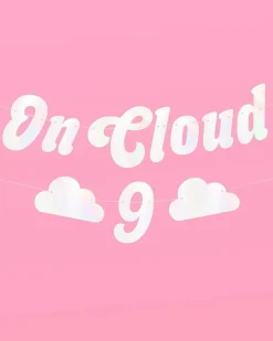 Cloud Nine Banner - White Foil Banner