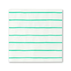 Clover Frenchie Striped Large Napkins, Pack of 16