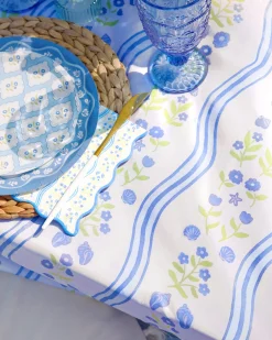 Coastal Tablecloth - washable tablecloth