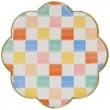 Colorful Pattern Dinner Plates, Assorted Pack of 8