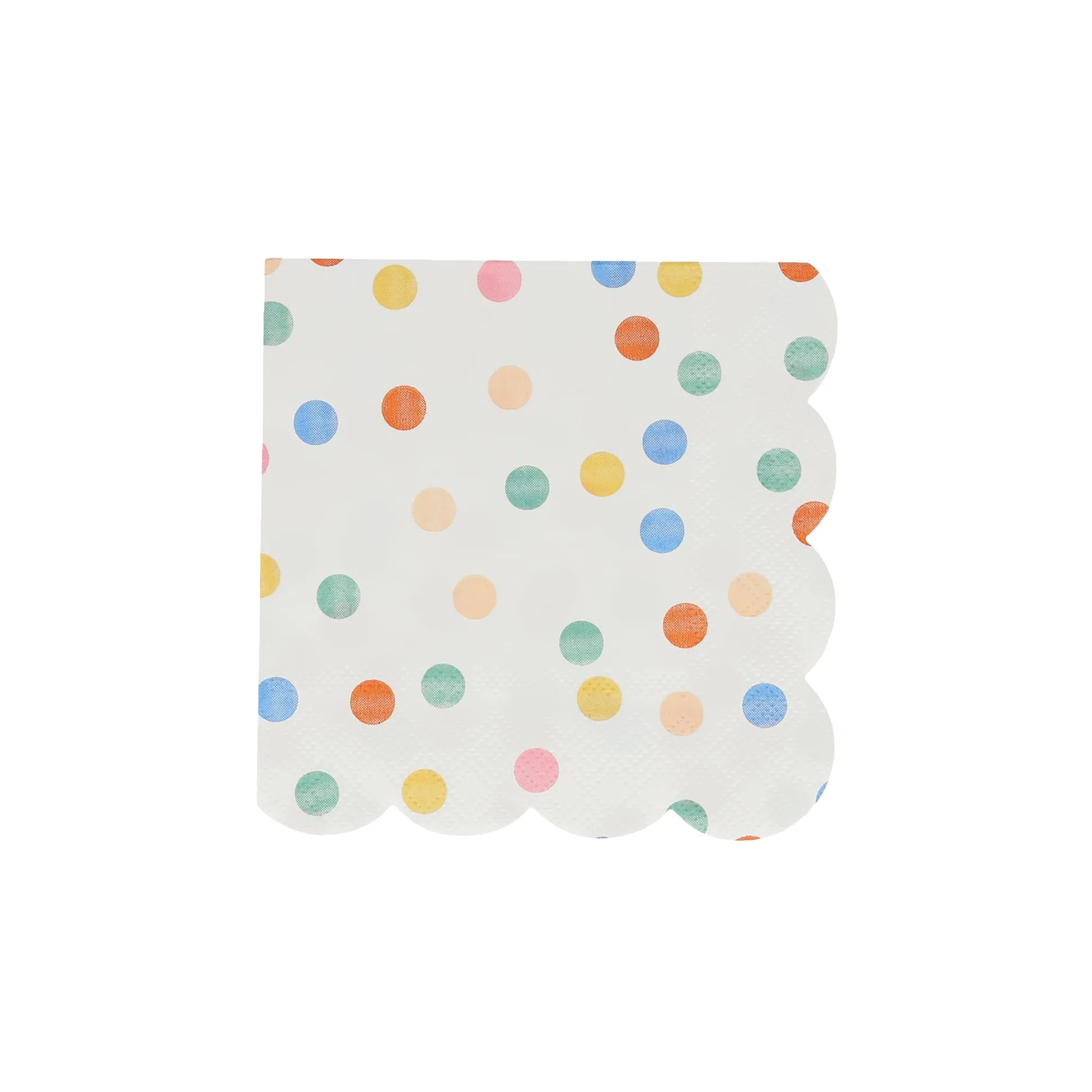 Colorful Pattern Small Napkins, Assorted Set of 16