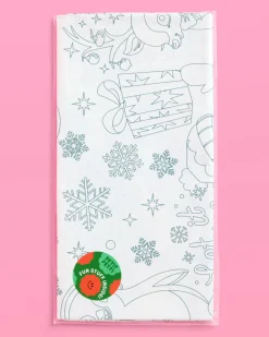 Color Me Merry Tablecloth - coloring tablecloth