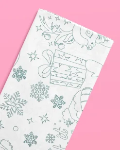 Color Me Merry Tablecloth - coloring tablecloth