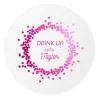 Confetti Frame Coasters, Fuchsia Foil