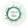 Confetti Frame Coasters, Green Foil