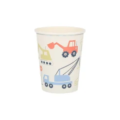 Construction Cups, Pack of 8