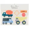 Construction Tattoos, Pack of 2 Sheets