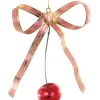 Coquette Cherry Ornaments, Set of 6