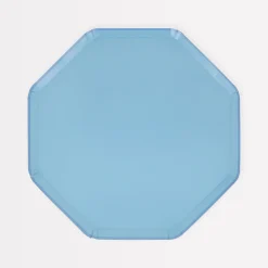 Cornflower Blue Side Plates, Pack of 8