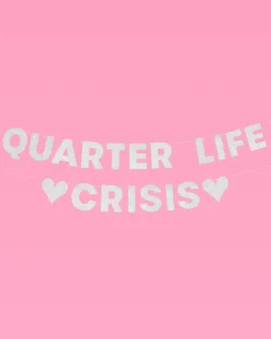 Crisis Averted Banner - Silver Glitter Banner