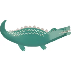 Crocodile Plates, Pack of 8