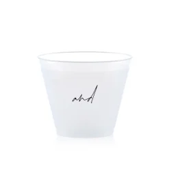 Custom Pasta Party Cup, Black Foil
