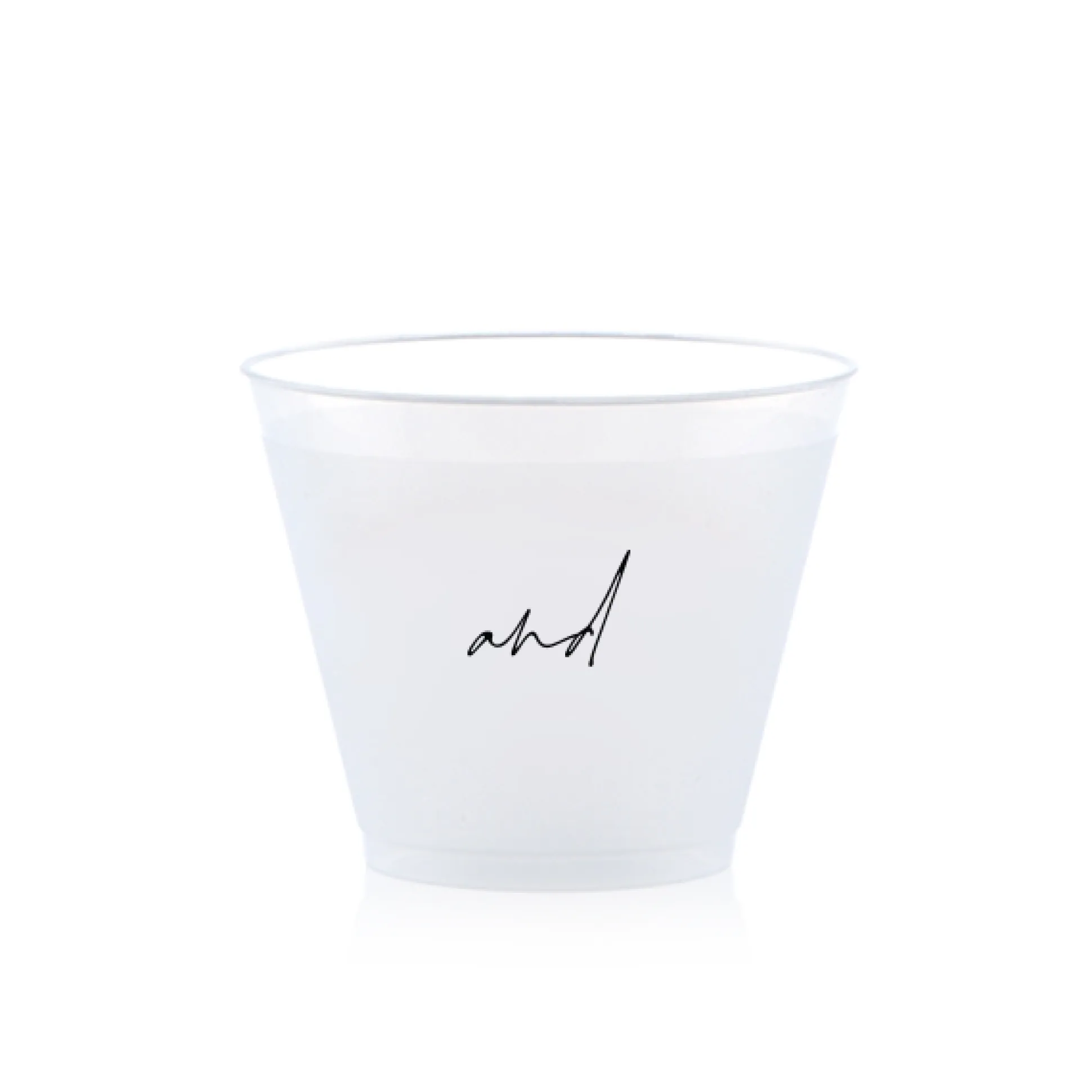 Custom Pasta Party Cup, Black Foil