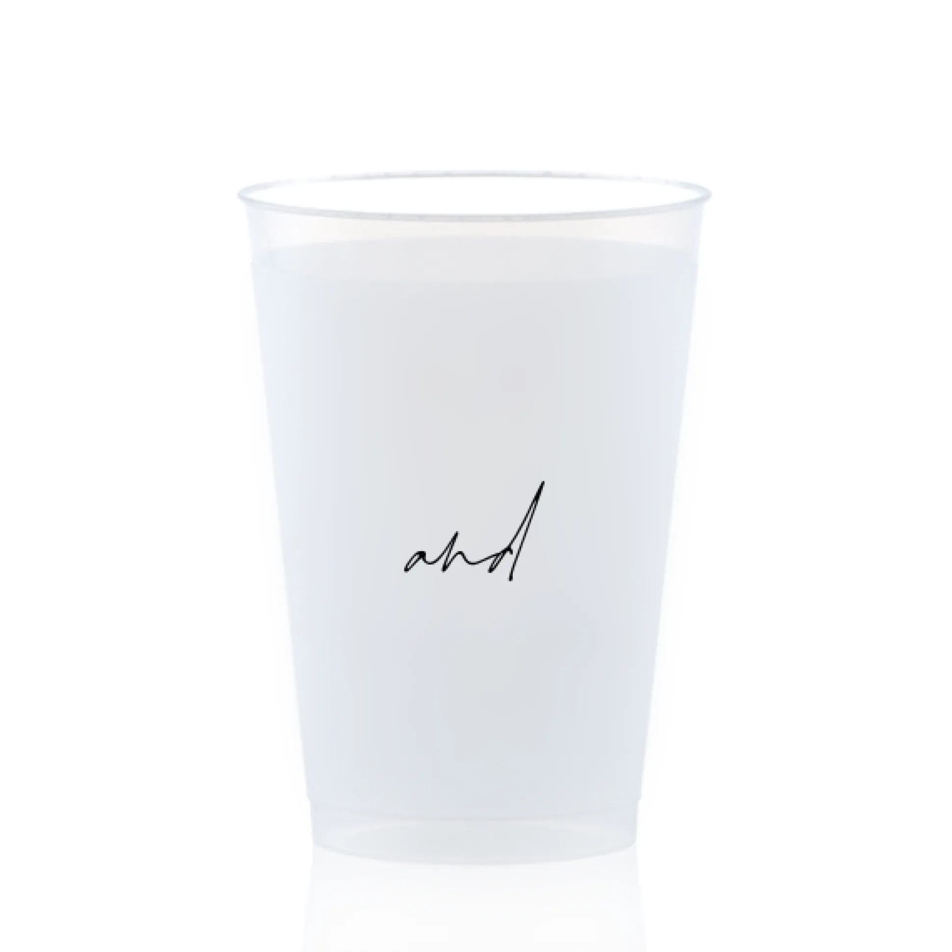 Custom Pasta Party Cup, Black Foil