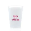 Custom Pasta Party Cup, Fuchsia Foil