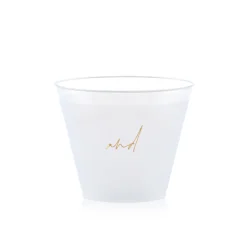 Custom Pasta Party Cup, Gold Foil