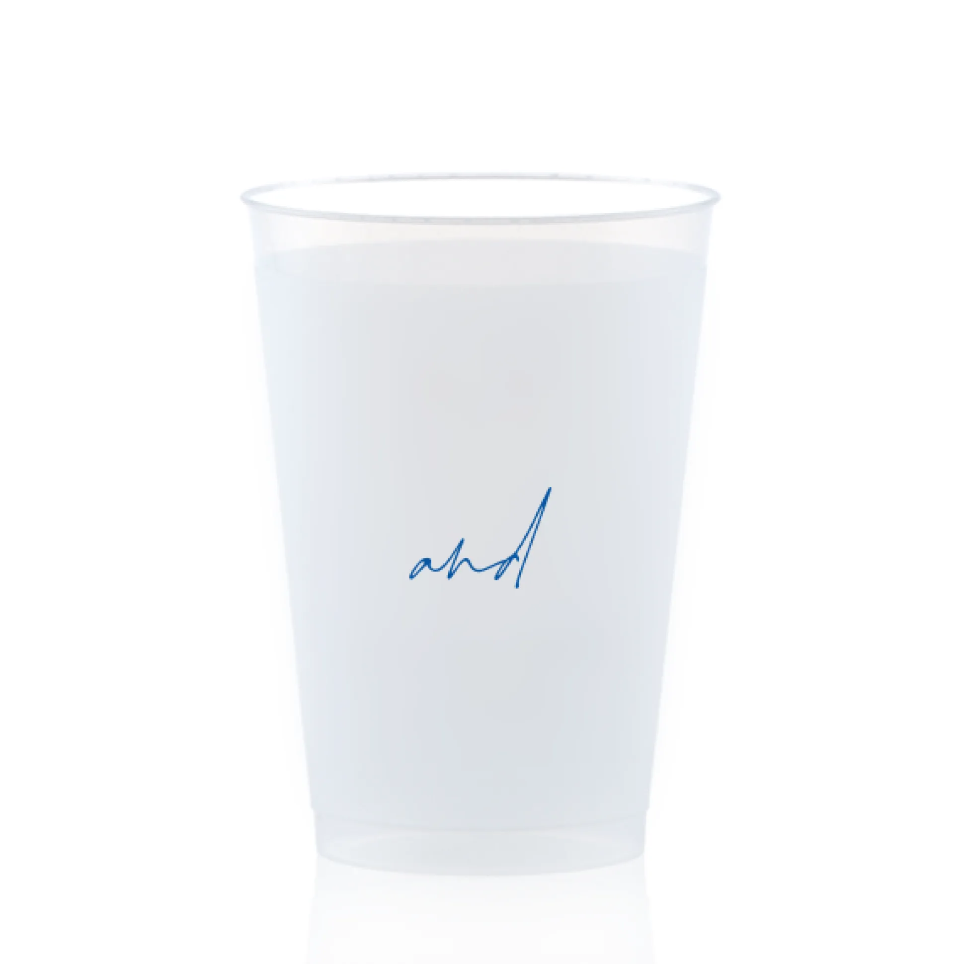 Custom Pasta Party Cup, Royal Blue Foil
