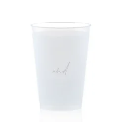 Custom Pasta Party Cup, Silver Foil