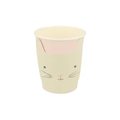 Cute Kitten Cups, Pack of 8