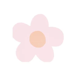 Daisy Shaped Napkins, Pack of 16
