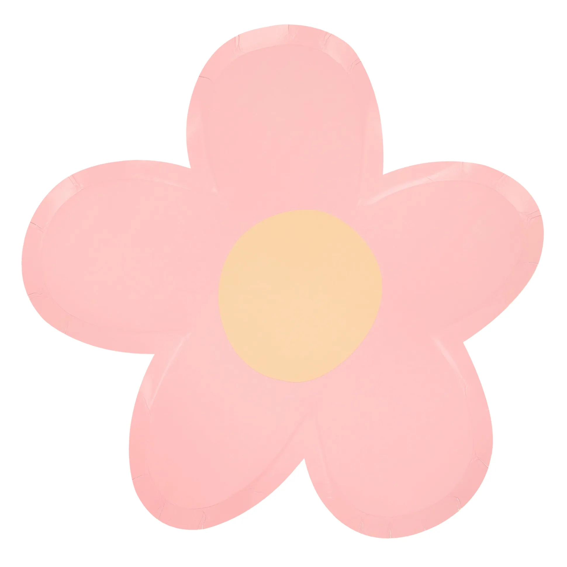 Daisy Shaped Plates, Pack of 8