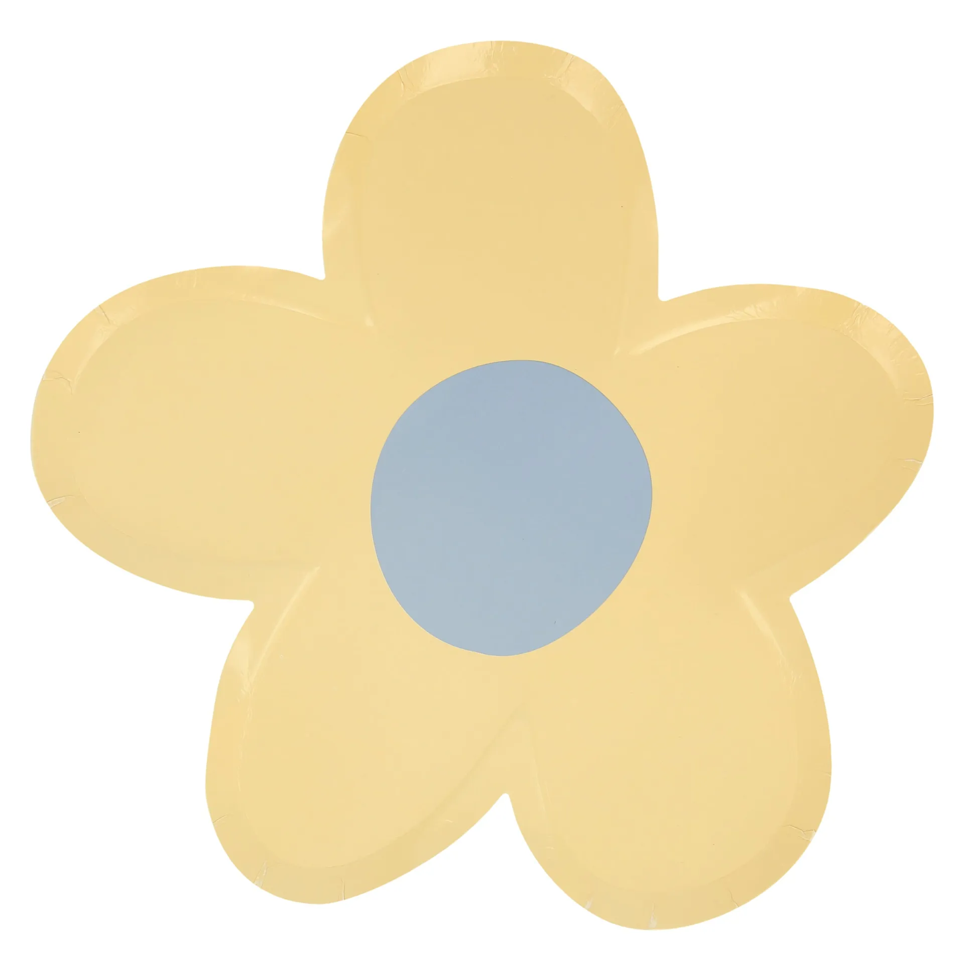 Daisy Shaped Plates, Pack of 8