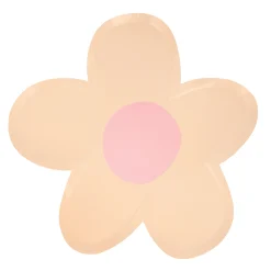 Daisy Shaped Plates, Pack of 8