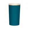 Dark Teal Highball Cups, Pack of 8