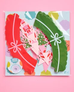 Deck the Cupcakes Set - 24 sets of liners + toppers